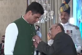 اولمپک گولڈ میڈلسٹ ارشد ندیم کو ہلال امتیاز تفویض