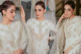 مایا علی کی سفید جوڑے میں قاتل ادائیں، مداح حیران