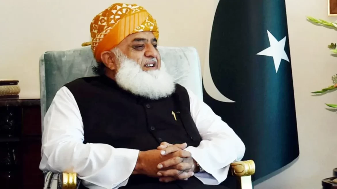 فرد واحد کیلئے قانون سازی نہیں کی جاسکتی، مولانا فضل الرحمن