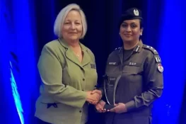 خاتون پولیس آفیسر نے عالمی اعزاز حاصل کرلیا