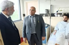 پاکستان ہاکی ٹیم کے کھلاڑی ابو بکر کے گھٹنےکی سرجری ہوگئی