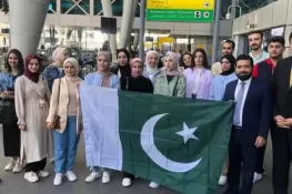 غزہ کے میڈیکل طلبہ و طالبات کی پاکستان آمد جاری، پرتپاک استقبال