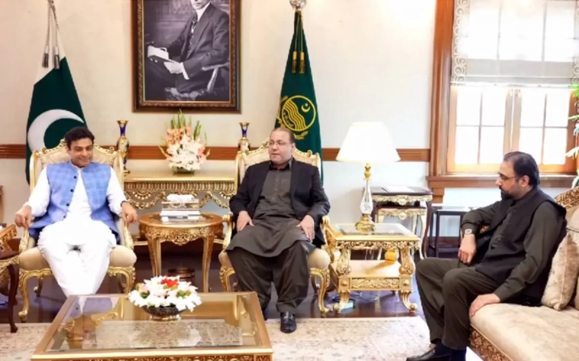 حمزہ شہباز سے وفاقی وزیر سالک حسین کی خصوصی ملاقات، باہمی امور پر تبادلہ خیال