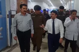 کمشنر گوجرانوالہ ڈویژن نوید حیدر شیرازی کا عزیز بھٹی شہید ہسپتال کا دورہ
