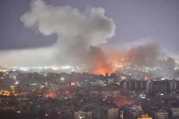 اسرائیل کا بیروت پر فضائی حملہ، 6 شہری شہید جبکہ 46 زخمی