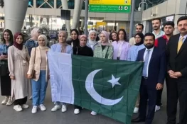 غزہ کے 27 طلباء میڈیکل تعلیم کیلئے مصر سے پاکستان پہنچ گئے