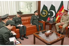 آرمی چیف جنرل عاصم منیر سے چین کے سینٹرل ملٹری کمیشن کے وائس چیئرمین کی ملاقات