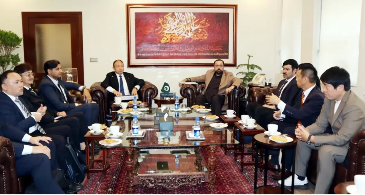 وفاقی وزیر چوہدری سالک حسین سے جاپان پاکستان انوویشن انسٹی ٹیوٹ کے اعلیٰ سطحی وفد کی ملاقات