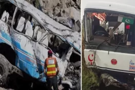 بس اور ٹریکٹر میں تصادم میں 4 افراد جاں بحق