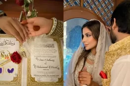 بھارتی اداکارہ کا مدینہ منورہ میں نکاح، فوٹو وائرل