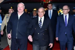 بیلا روس کے صدر کی وزیراعظم ہاؤس آمد، گارڈ آف آنر پیش