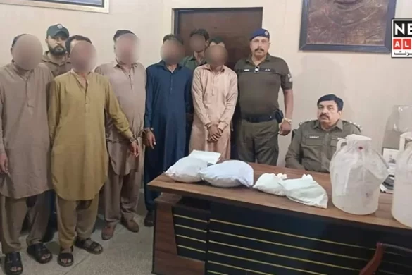 پولیس کا منشیات فروشوں کیخلاف کریک ڈاؤن، 6 ملزمان زیر حراست