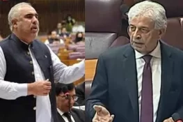 لیگی رہنما رانا تنویر اور اسد قیصر میں جھڑپ، الزامات کی بوچھاڑ