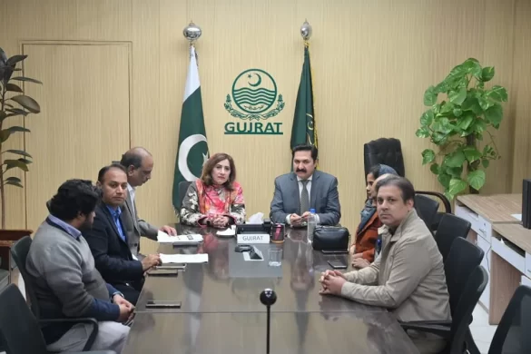 وزیر اعلیٰ پنجاب کی فوکل پرسن عظمٰی کاردار کا دورہ گجرات