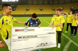 مداح نے رونالڈو کو چیلنج ہرا کر 1 ملین ڈالر کا انعام جیت لیا