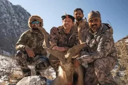 ہسپانوی شکاری نے سیزن کے دوسرے کشمیری مارخور کا شکار کر لیا