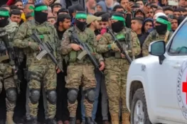 اسرائیلی بمباری میں مرنے والے 4 یرغمالیوں کی لاشیں ریڈ کراس کے سپرد