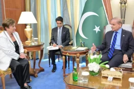وزیراعظم سے ایم ڈی آئی ایم ایف کی ملاقات، پروگرام مؤثر طریقے سے نافذ کرنے پر پاکستان کی تعریف