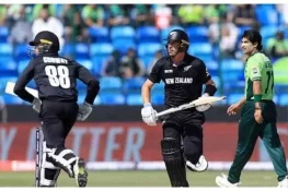چیمپئنز ٹرافی: نسیم اور ابرار کے وار، نیوزی لینڈ کی 2 وکٹیں 40 رنز پر گر گئیں
