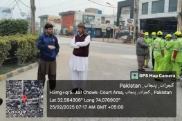 اے سی گجرات، کھاریاں اور سرائے عالمگیر کی نگرانی اور ویسٹ مینجمنٹ اسٹاف کی چیکنگ