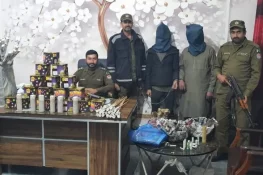 سرائے عالمگیر: آتش بازی کا سامان برآمد، ملزمان گرفتار