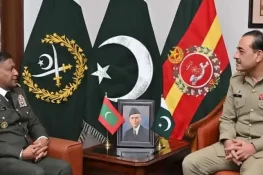 سی ڈی ایف مالدیپ افواج کا جی ایچ کیو کا دورہ، آرمی چیف سے ملاقات