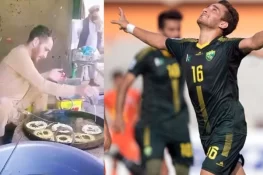 جلیبیاں بیچنے پر مجبور فٹبالر کو وزیراعظم نے امدادی چیک دیدیا