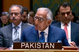 کشمیری عوام کو حق دلانا سلامتی کونسل کی ذمہ داری ہے، پاکستان