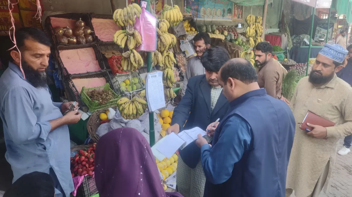 ضلع بھر میں گرانفروشی کے خلاف سخت کریک ڈاؤن