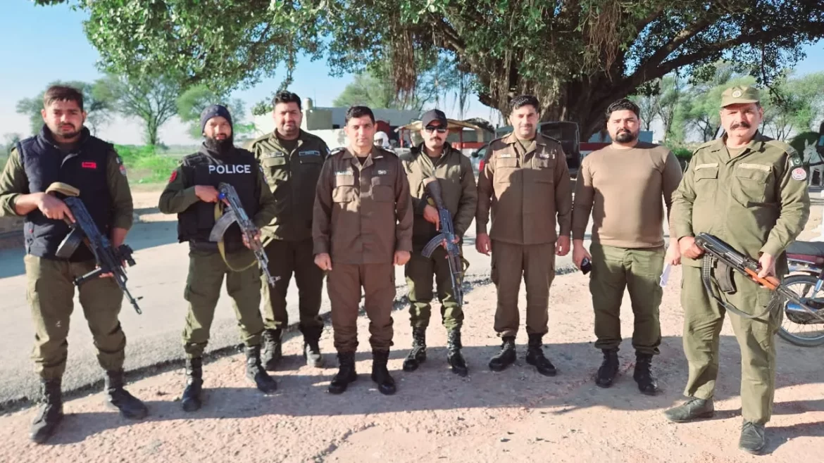 گجرات پولیس کا قاتلوں اور اشتہاریوں کے خلاف رکھ پبی کے علاقہ میں سرچ آپریشن