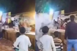 شادی میں کھانے پر اعتراض، مہمانوں کا ہنگامہ، ویڈیو وائرل