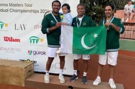 ورلڈ چیمپئن شپ: پاکستانی ٹینس ٹیم نے کانسی کا تمغہ حاصل کرلیا