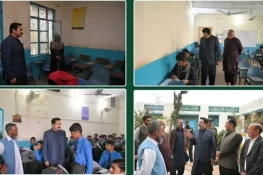 ڈپٹی کمشنر گجرات کا گورنمنٹ گرلز ہائی اسکول سوک کلاں کا دورہ