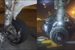 پی آئی اے کے طیارے کی لاہور میں ایک پہیے کے بغیر لینڈنگ