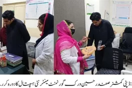 ڈپٹی کمشنر صفدر حسین ورک کا گورنمنٹ میٹرنٹی ہسپتال گجرات کا دورہ، انسداد پولیو مہم کی نگرانی، مریضوں اور لواحقین سے ملاقات