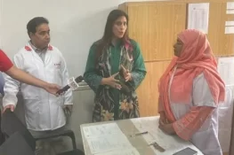 خاتون محتسب پنجاب نبیلہ حاکم علی خان کا گجرات کا دورہ