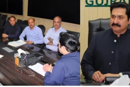 ڈپٹی کمشنر گجرات کی زیر صدارت ڈسٹرکٹ ہیلتھ اتھارٹی بجٹ ریویو میٹنگ