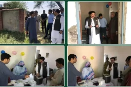 ڈپٹی کمشنر گجرات کا بی ایچ یو چنن کا دورہ؛ انسداد پولیو مہم اور طبی سہولیات کا جائزہ