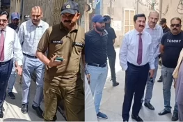 گجرات: ڈپٹی کمشنر صفدر حسین ورک کا شہر کے داخلی راستوں اور ترقیاتی منصوبوں کا معائنہ