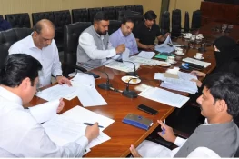 ڈپٹی کمشنر صفدر حسین ورک کی زیر صدارت ڈسٹرکٹ کوالٹی کنٹرول بورڈ کا اجلاس