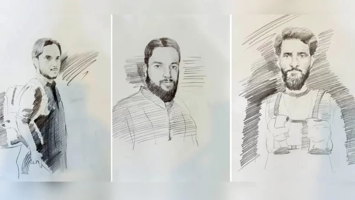 پہلگام حملہ: تین مشتبہ حملہ آوروں کے خاکے جاری، انڈین حکام نے سخت ردِعمل کا اعلان کر دیا 