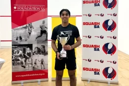 پاکستانی سکواش اسٹار اشعب عرفان نے ساؤتھ آسٹریلین چیمپئن شپ 2025 جیت لی