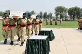 حوالدار محمد نوید پورے فوجی اعزاز کے ساتھ سپرد خاک