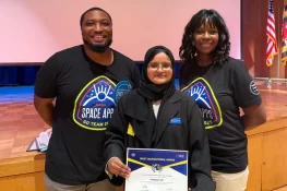 پاکستانی طالبہ امامہ علی نے ناسا کا عالمی اسپیس ایپ چیلنج ایوارڈ جیت لیا