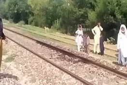 نو بیاہتا جوڑے کی ٹرین کے نیچے لیٹ کر خودکشی