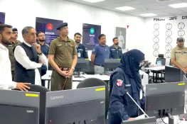 مشیر صحت پنجاب جنرل (ر) ڈاکٹر اظہر محمود کیانی کا ڈسٹرکٹ پولیس آفس جہلم کا دورہ