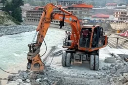 دریائے سوات کے کنارے تجاوزات کے خلاف آپریشن کا آغاز، غیر قانونی مائننگ بند