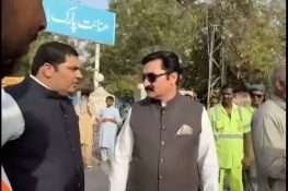 ڈپٹی کمشنر گجرات کا فوارہ چوک کیمپ اور عنایت پارک کا دورہ، صفائی سرگرمیوں کا معائنہ