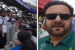بھارت انگلینڈ ٹیسٹ میچ میں پاکستانی جرسی پہننے والے مداح کو اسٹیڈیم سے نکال دیا گیا