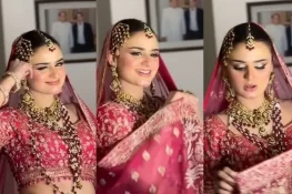 حرا مانی کی نوے کی دہائی کی دلہن کے روپ میں ویڈیو وائرل